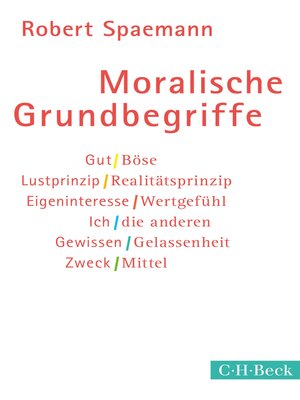 cover image of Moralische Grundbegriffe